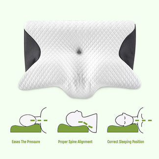 Nyvra Butterfly Memory Foam Cervical Pillow