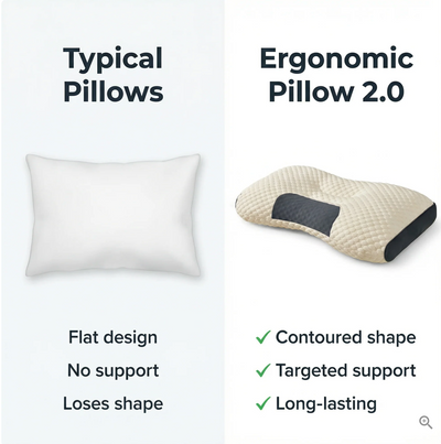 Nyvra Ergonomic Cervical Pillow